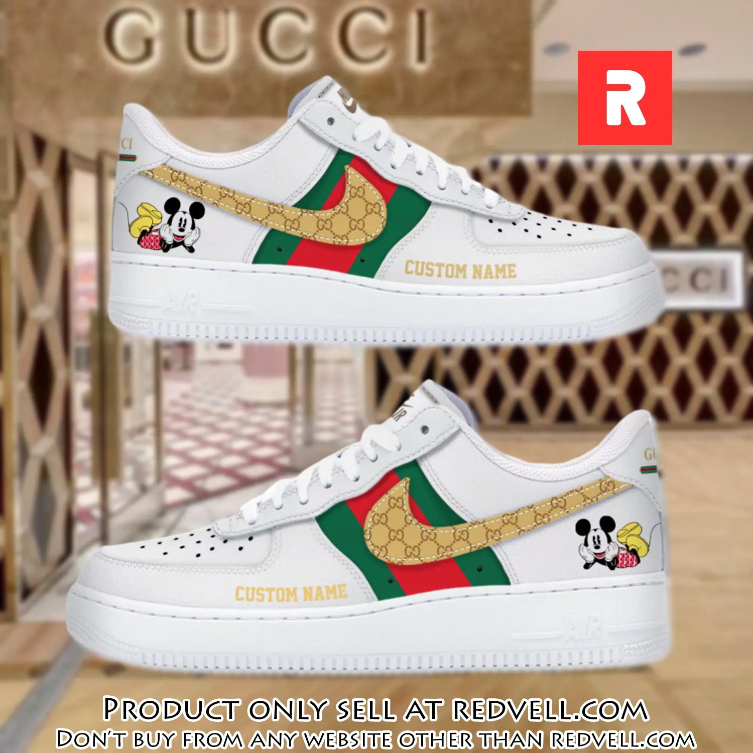 Gucci mickey mouse  luxury air force 1 sneakers limited af1 shoes oaf1022 rv3444561
